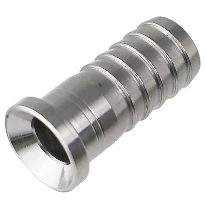 SS Stem 3/8" Barb For 3/8" Nut