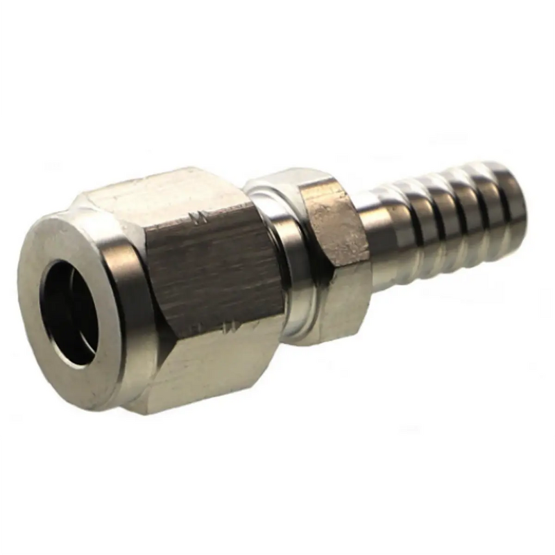 SS Adapter 3/8" Compression X 3/8" Barb