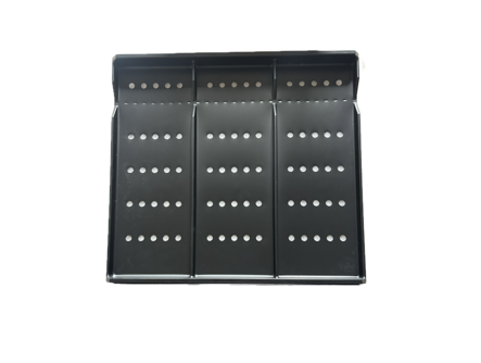 3 Wide Universal Black 16 Ounce Energy Roller Tray For True GDM10/12, Habco ESM10/12 and Imbera VR10/12