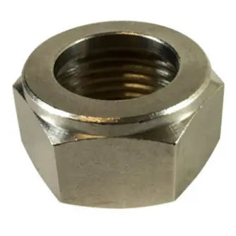 Beer Hex Nut - Nickle Plated Brass