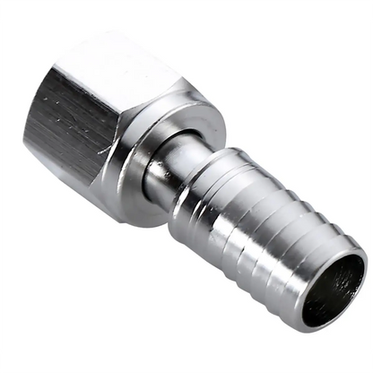 SS Adapter 3/8" Swivel X 1/2" BARB