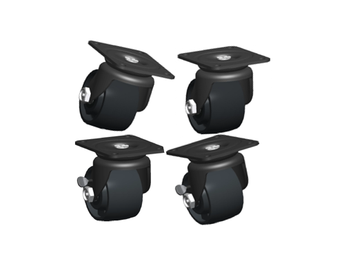 Caster Wheels, 3 Inch Heavy Duty Casters Set of 4