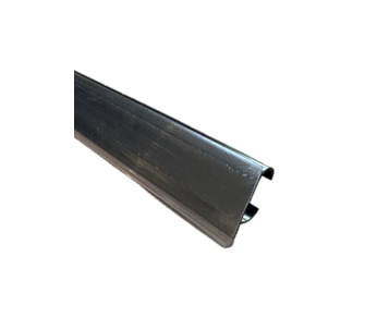 Replacement Universal Black Price Rail - 24" for True, Habco, and Imbera Shelves